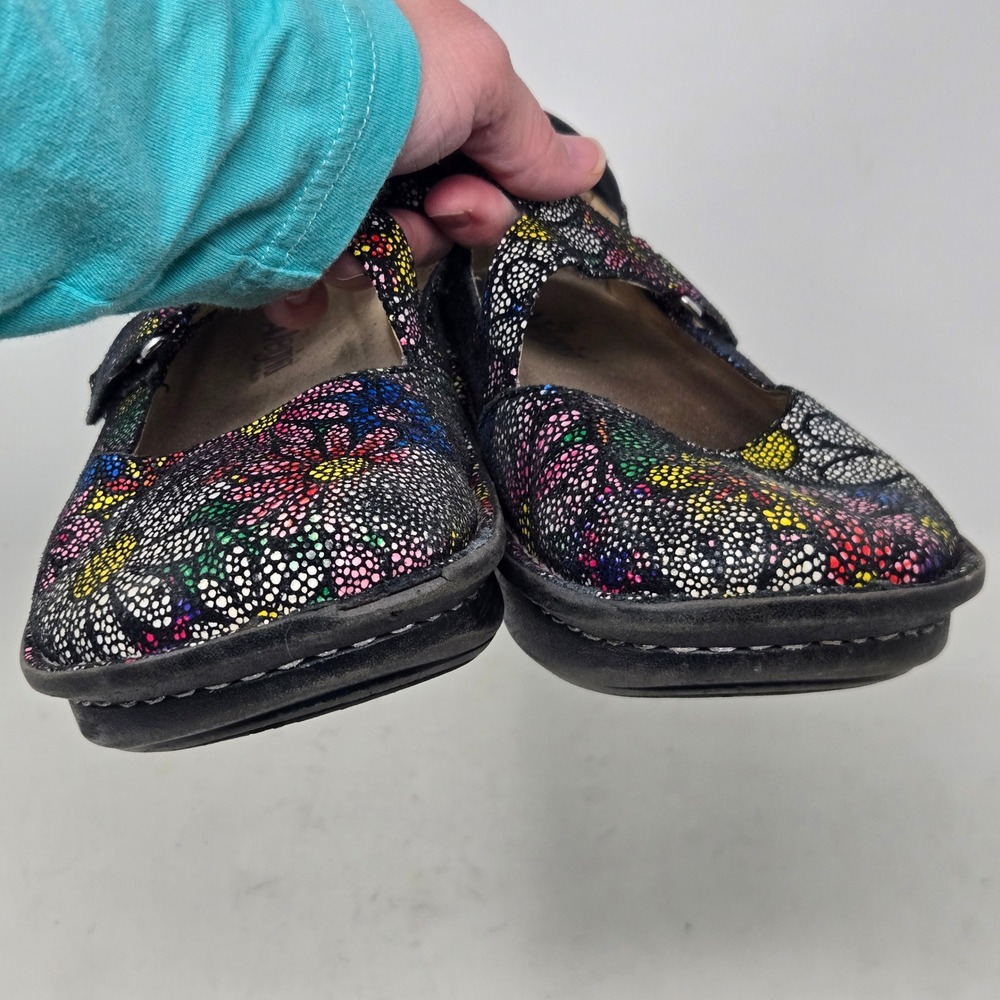 Alegria Dayna Floral Mosaic Mary Jane Shoes Womens 41 Leather Comfort DAY-564 - Picture 13 of 13